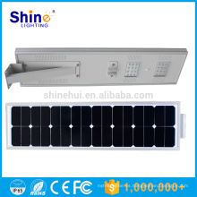 Super calidad y buen precio stand alone sensor de movimiento todo en una luz solar led calle